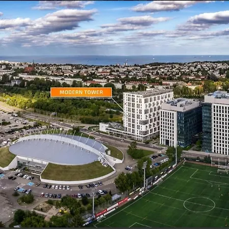 Modern Tower - Na Ul Kazimierza Gorskiego 1, Silownia, Taras Widokowy Na Dachu, Parking W Hali Garazowej דירה *